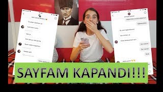 Fan Sayfasi Olmayi Denedi̇m - Hesabim Kapandi