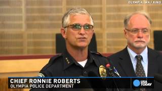 Olympia officer shoots 2 men accused of stealing beer