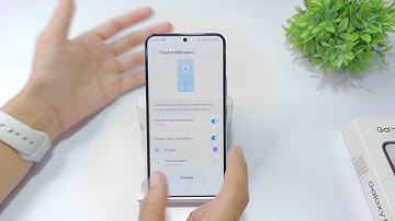 How to set notification flashlight in samsung galaxy m35 | Galaxy a35 call flash light kaise lagaye