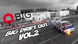 QBIG Mall BSD Drift 2018 | BIG DRIFT OUT VOL.2 | Driftcar Chase | 4K