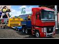 Biggest Excavator Delivery Ever! 😱 | ETS2 Heavy Cargo Job | Logitech Steering Wheel