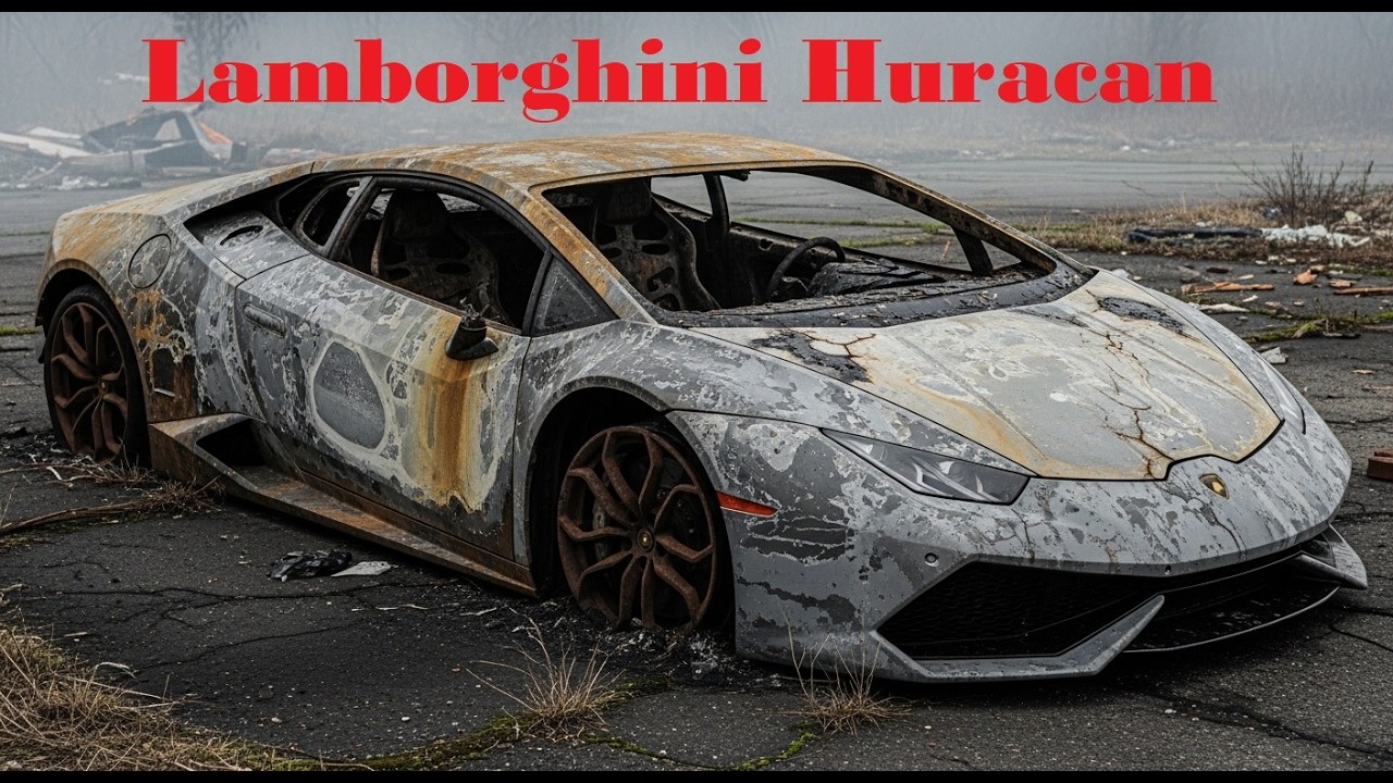 ASMR Car Restoration! Full Restoration of a Lamborghini Huracan from Total Disrepair to Looking New