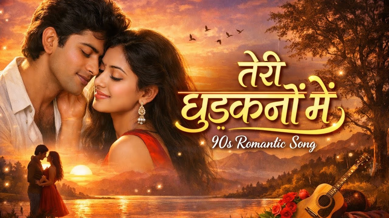 तेरी धड़कनों में ❤️ | 90s Romantic Love Song | Old Bollywood Style Melody