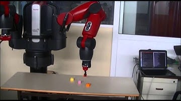 Baxter Robot Visual Detection and Reverse Kinematics motion
