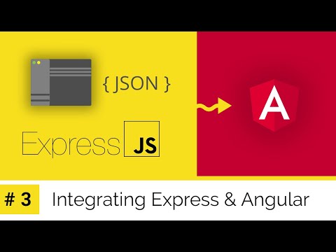 Express Server Integration with Angular UI [#3] | Back End & Front End  | Web Application