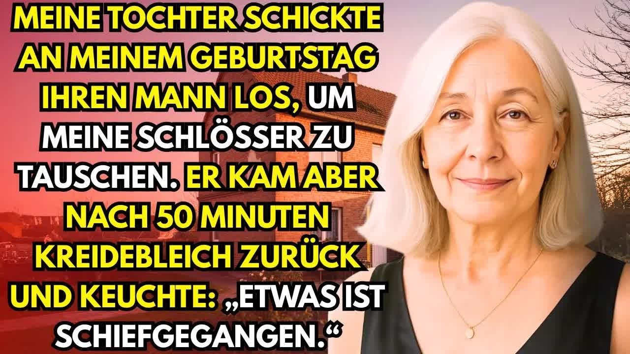 An meinem Geburtstag flüstert meine Tochter zum Schwiegersohn：„Während ich sie ablenke, gehst du