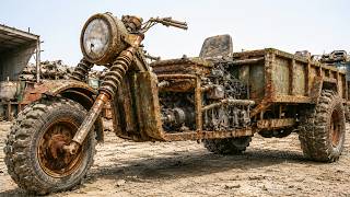Forgotten for Half a Century | Complete Original Restoration of a Vintage 3-Wheeled Vehicle