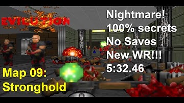 TNT Evilution: Map 09: Stronghold (Nightmare! 100% Secrets)