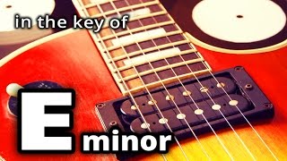 ERIC CLAPTON style BLUES Backing Track in E MINOR chords