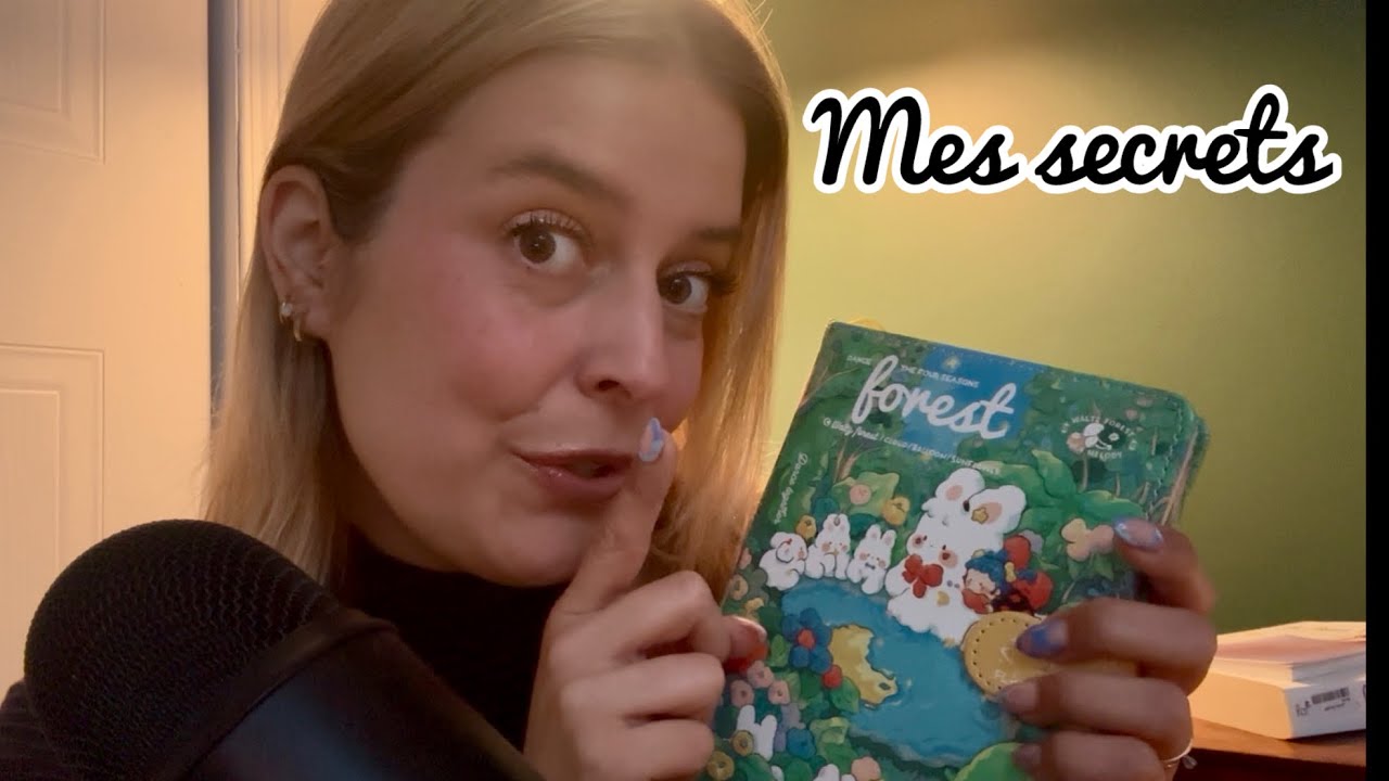 ASMR FR | Je te chuchote mes secrets 🤫 | #clickywhisper #triggers 