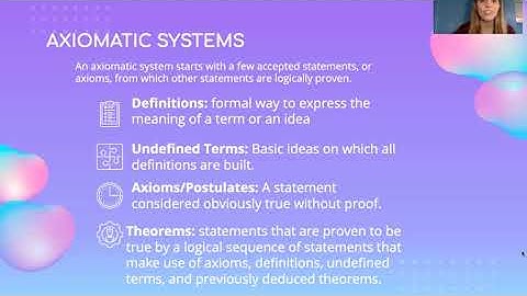 Axiomatic Systems
