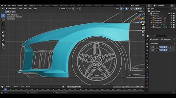 Audi R8 V10 Plus Car Modeling (Part 2)