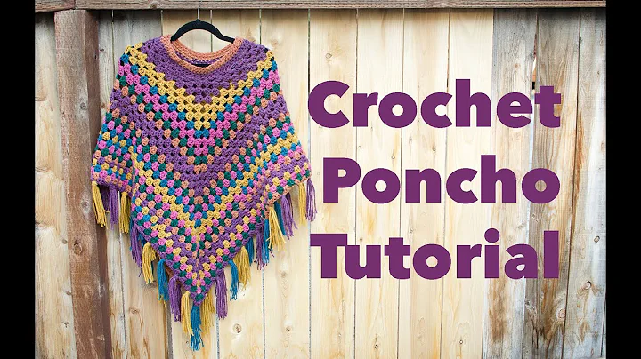 Easy Crochet Poncho Tutorial