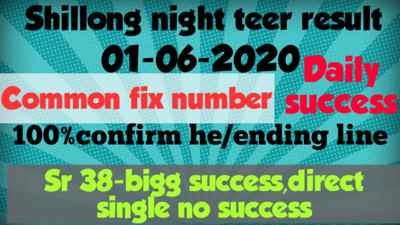 Shillong Night Teer Facebook Target Number