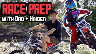 RACE PREP + BIG IMPROVEMENTS | Jagger Practices at Spyer MX with Dad and Haiden