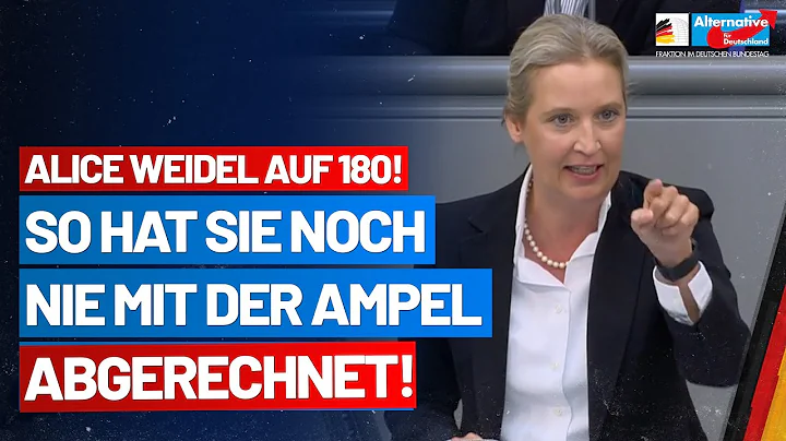 Alice Weidel auf 180! So hat sie noch nie mit der Ampel abgerechnet! - AfD-Fraktion im Bundestag