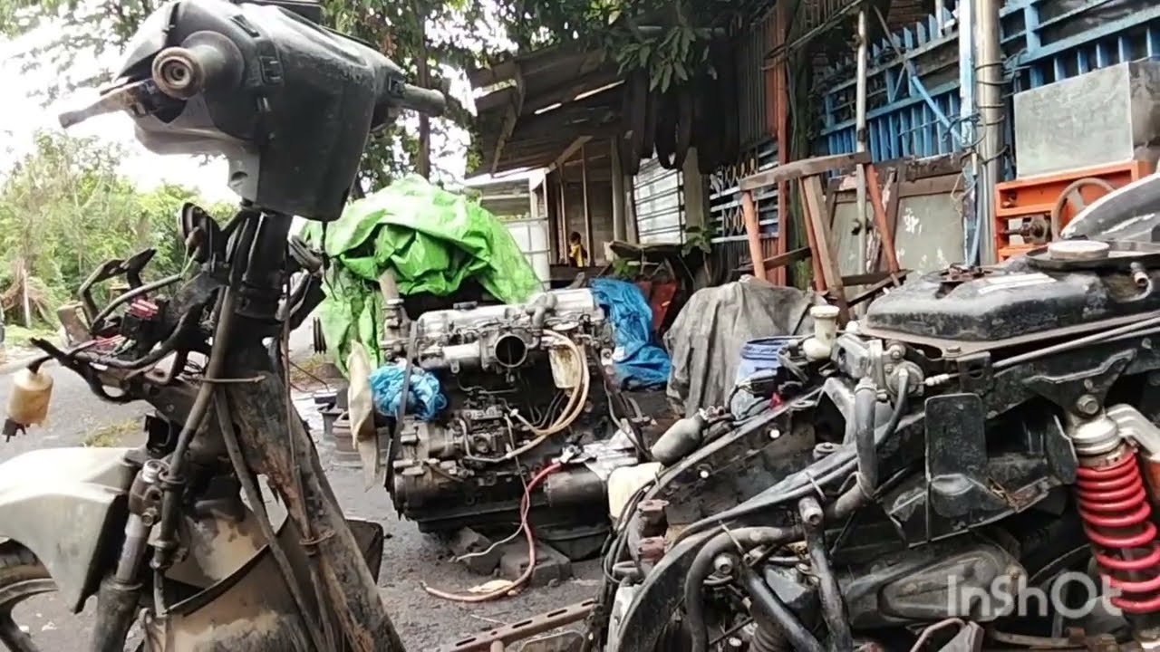 Menghidupkan motor yang sudah lama terbengkalai sampai di makan tikus
