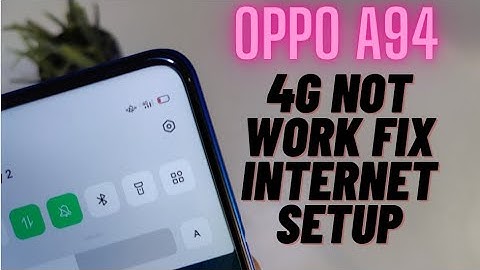 Oppo A94 Slow Internet Fix | Data Not Work Oppo A94 Create APN