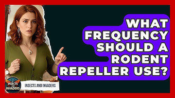 What Frequency Should A Rodent Repeller Use? - Insects and Invaders
