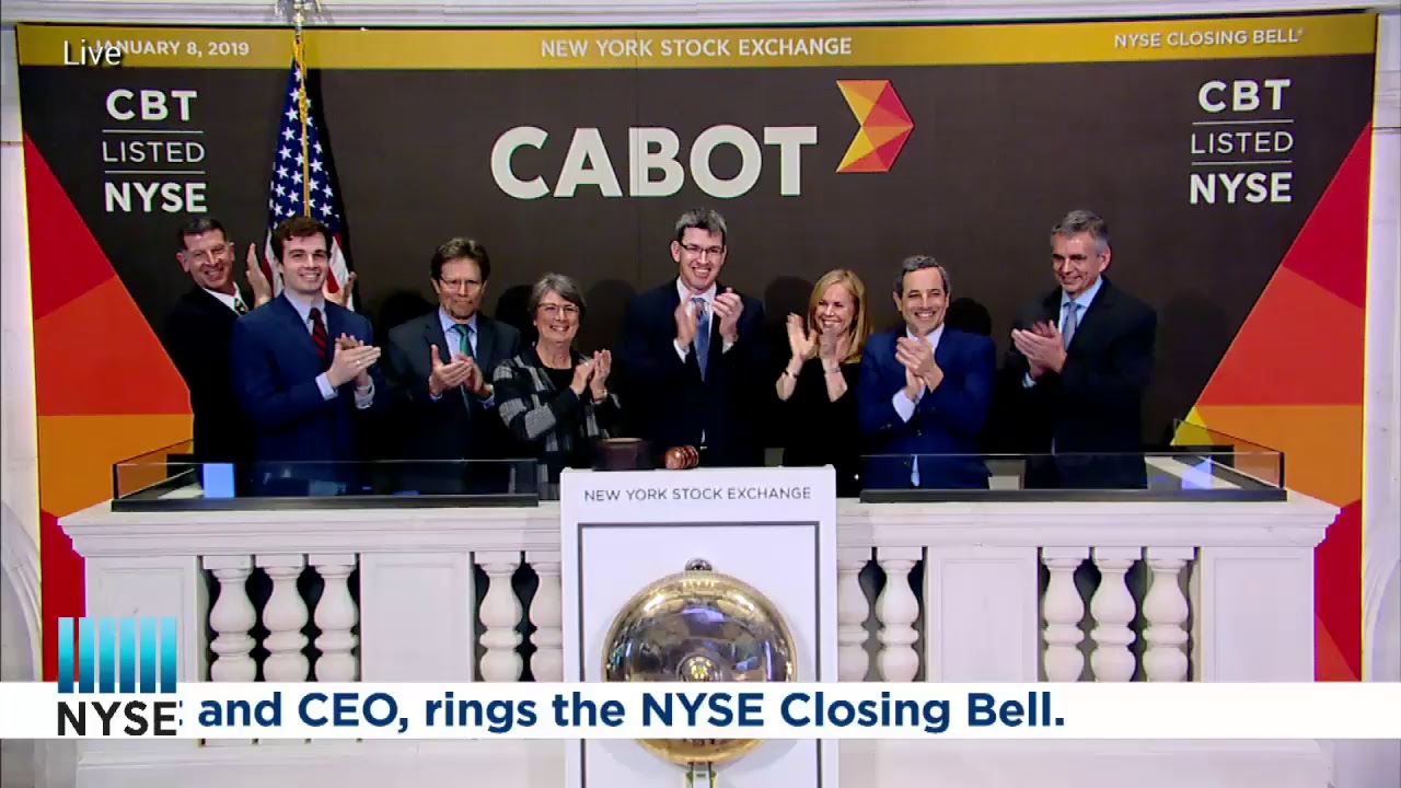 Cabot Corporation Rings the NYSE Closing Bell