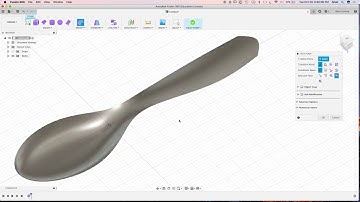 fusion 360 tutorial making a spoon