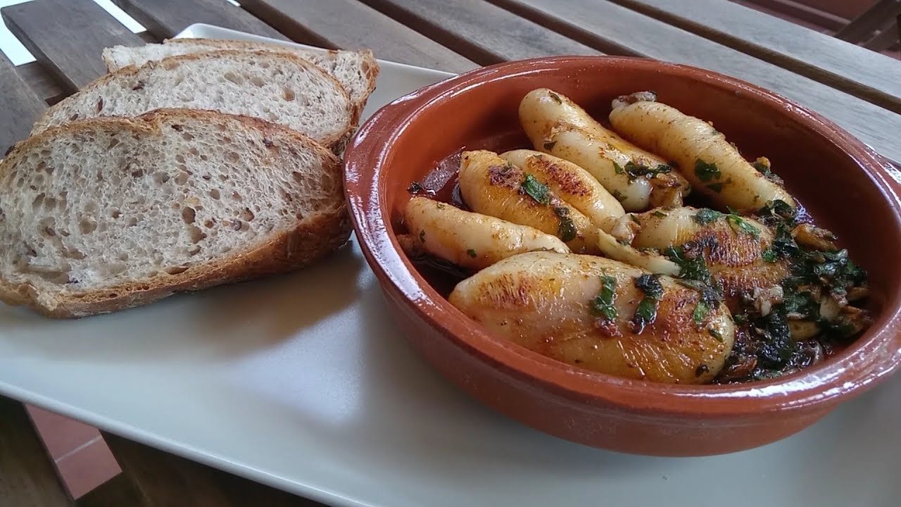 Grilled cuttlefish gonads | 香煎墨鱼蛋 | Huevas de sepia a la plancha