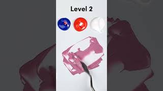 Satisfying Levels Colors Mixing #paintmixing #colormixing #asmr #satisfyingart #shorts #colors