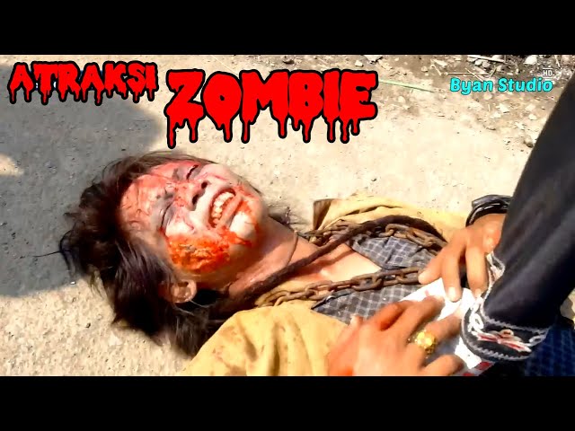 Serem Gaes... Atraksi ZOMBIE | SINGA BARONG | Live Desa Patrol | Byan Studio HD class=