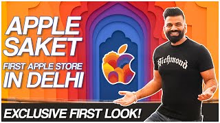 Apple Saket Full Exclusive Tour Ft. Tim Cook - Apple Store in Delhi🔥🔥🔥