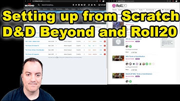 Setting up from Scratch: D&D Beyond and Roll20