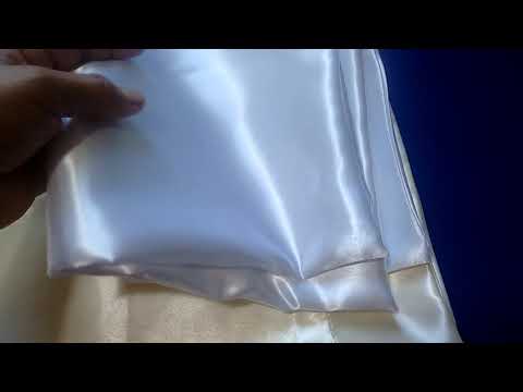 Vídeo: Colcha Acolchoada (43 Fotos): Tecidos Para Quarto, Seda E Cetim, Pele E Linho Com Folho, 3D E Dupla Face, Branco E Azul
