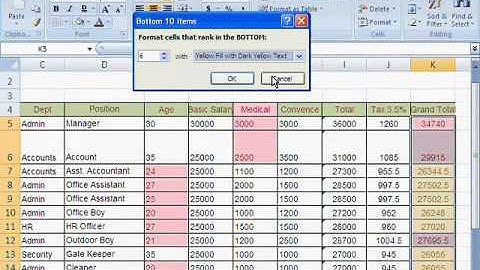 Conditional Formatting   Urdu Tutorial by Irfan Wazir Ali