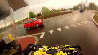 Rain ride quad bikes - Atv street drifting in city - Boczkiem boczkiem czyli jazda w deszczu !!!