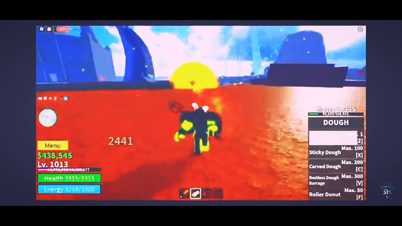 Dough V1 showcase! Blox fruits YouTube
