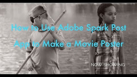 #adobe #tutorial | How to use Adobe Spark Post App - Part I
