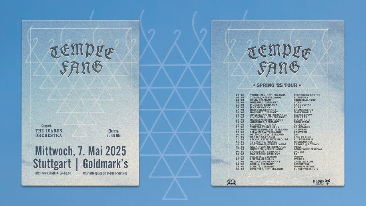Temple Fang - live @ Goldmark's, Stuttgart, Germany - 07.05.2025 (AUDIO)