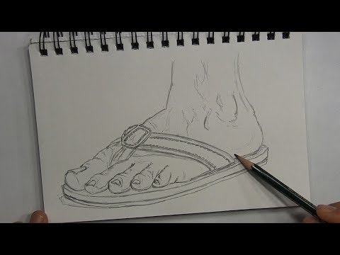 Floral Sketch 2 Flip Flops – Flippedflops