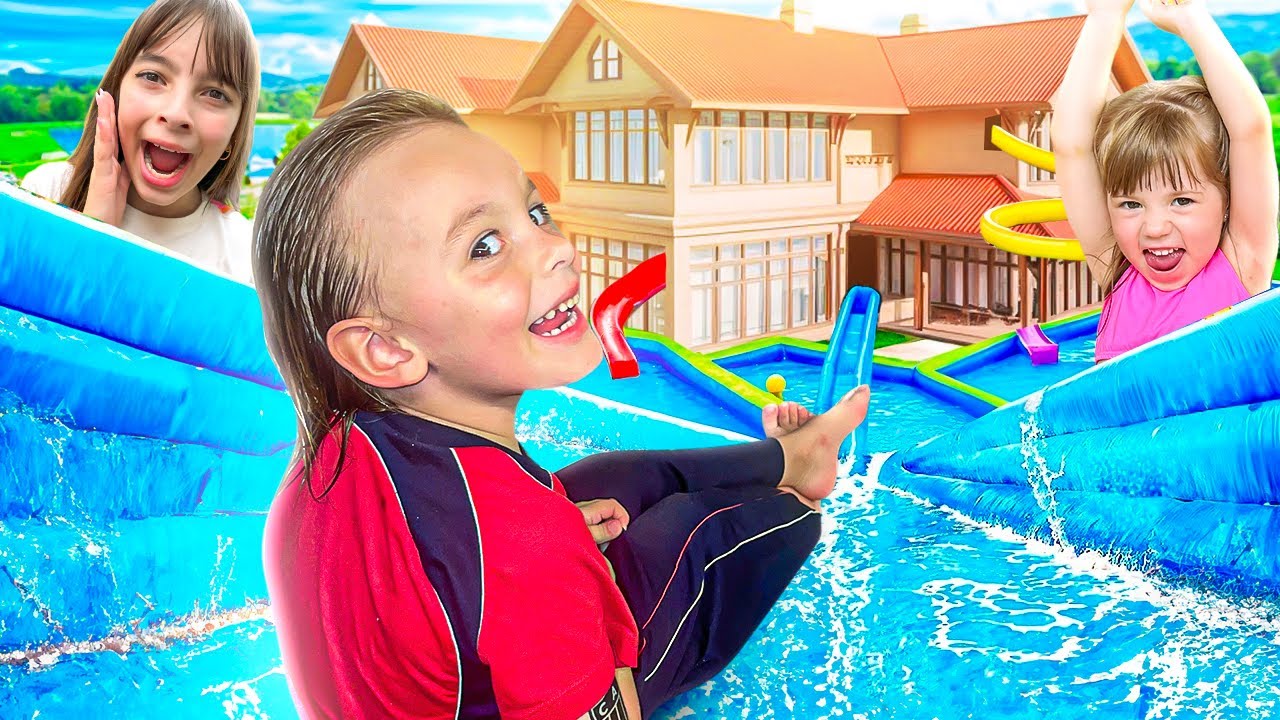 LAURINHA E HELENA VS GABRIEL E ANTONELLA NO PARQUE AQUÁTICO