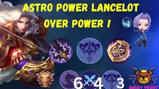 MLBB MAGICCHESS!!!Astro Lancelot Overpwer😱 6 Wrymslayer Warrior   4 swordsman   3 Astro power💪💪