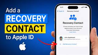 How to Add a Recovery Contact to Apple ID on iPhone