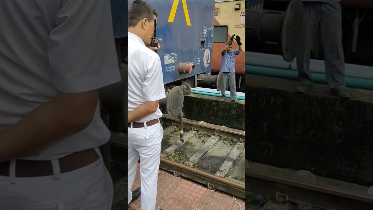 Train Engine Coupling with Coaches. How Train Engine join coaches 