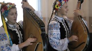 Video thumbnail of "Місяць на небі Українська народна пісня (ukrainian folk song) bandura"