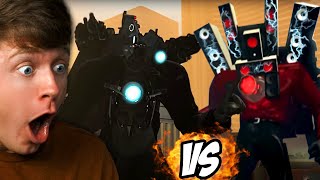 TITAN CAMERAMAN vs TITAN SPEAKERMAN!? (Reaction)