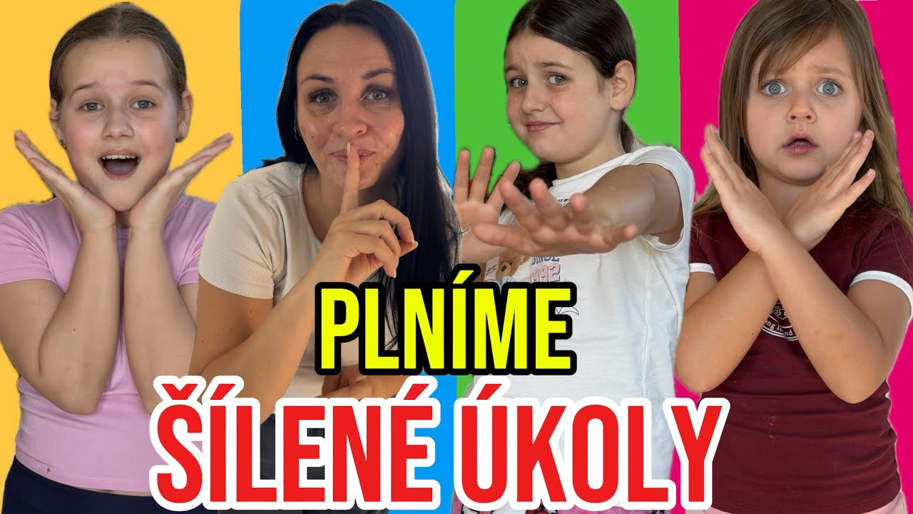 PLNÍME ŠÍLENÉ ÚKOLY 😳 Šílená CHALLENGE 😱