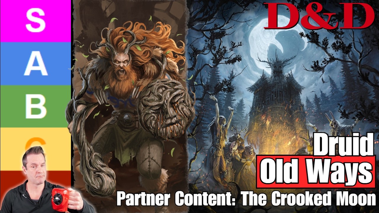 D&D 5.5: Old Ways Druid - The Crooked Moon - Partner Content