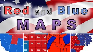 Red and Blue Maps (Trump-Biden 2020 Presidential Election)