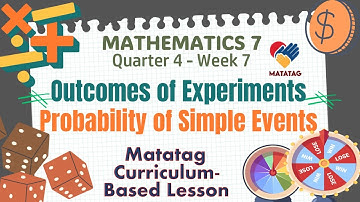 Math 7 Quarter 4 Week 7 - Outcomes of Experiments/Probability of Simple Events (MATATAG Curriculum)