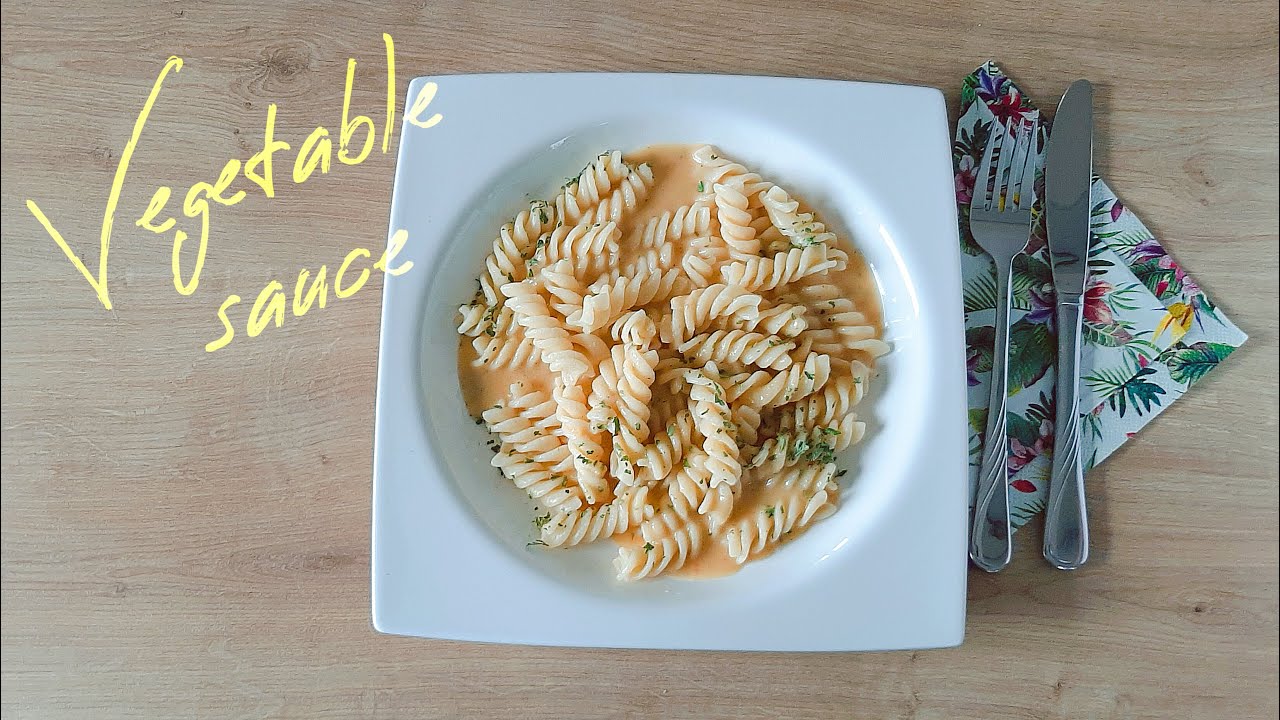 Rezept: Gemüsesoße mit Nudeln, Reis, ohne Fleisch, vegetarisch, schnell ...