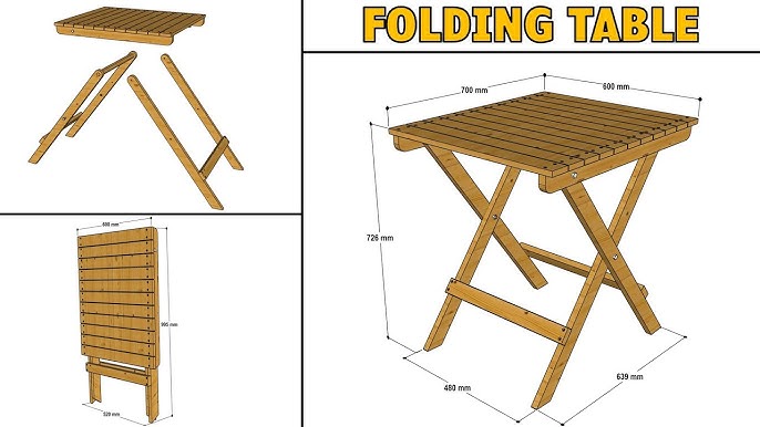 DIY foldable desk plans and tutorials - Step-by-Step Construction Guide
