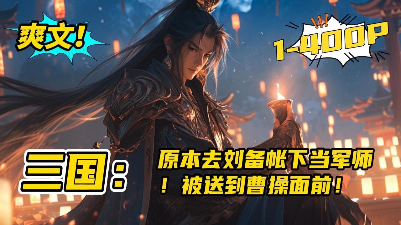 权谋爽文！1--400P《三国：原本去刘备帐下当军师！被送到曹操面前！》穿越到三国成为了诸葛亮同门师弟，诸葛亮让刘备派人来接自己。没曾想阴差阳错误入曹营，成为曹军首席军师。#玄幻,#有声书,#小说